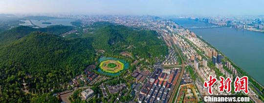 鸟瞰玉皇山南。 上宣供图 摄